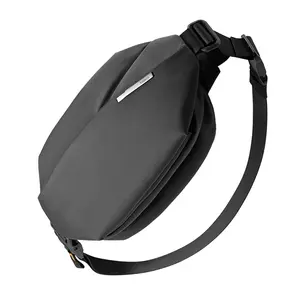 Inateck Sling Bag, Stylish Crossbody Bag with Adjustable Shoulder Strap, Water-resistant Shoulder Bag for Men and Women Multipurpose Sling Backpack for Travel, Cycling, Work, Sport, Hiking, Gym, Black sling pack christmas 2024