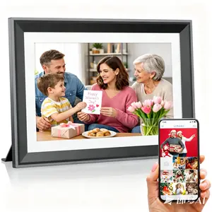 CAMKORY 10 Inch WiFi Tablet Digital Photo Frame 16GB Smart Electronic Picture Frame | FHD IPS Touch Screen | Auto-Rotate | Slideshow Mode | Send Photos Instantly from Your Phone | An Ideal Christmas Brithday Gift to Bring Joy to Friends & Family