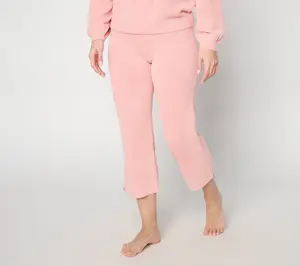 Barefoot Dreams Tall CozyChic Ultra Lite Placed Stitch Crop Pant