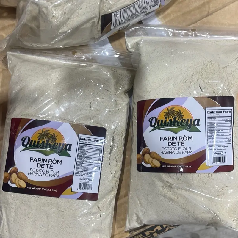 QuiReya Farin Pòm de Tè Potato Flour 700g/1.5 Lb High-Quality Pastry Flour
