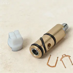 Replacement Brass Cartridge Repair Kit With Retainer Clip for Moen 1200 1200B Faucets, Durable Valve Stem Seal, Easy Installation, Compatible with Moen Single Handle Models, Complete Set for Leak Repair