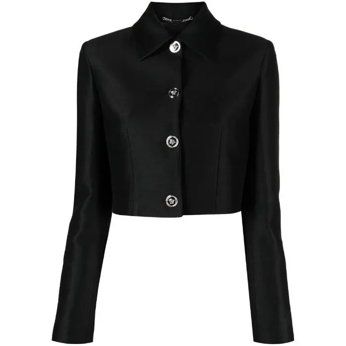 Modé Luxe Sleek Tailored Cropped Jacket