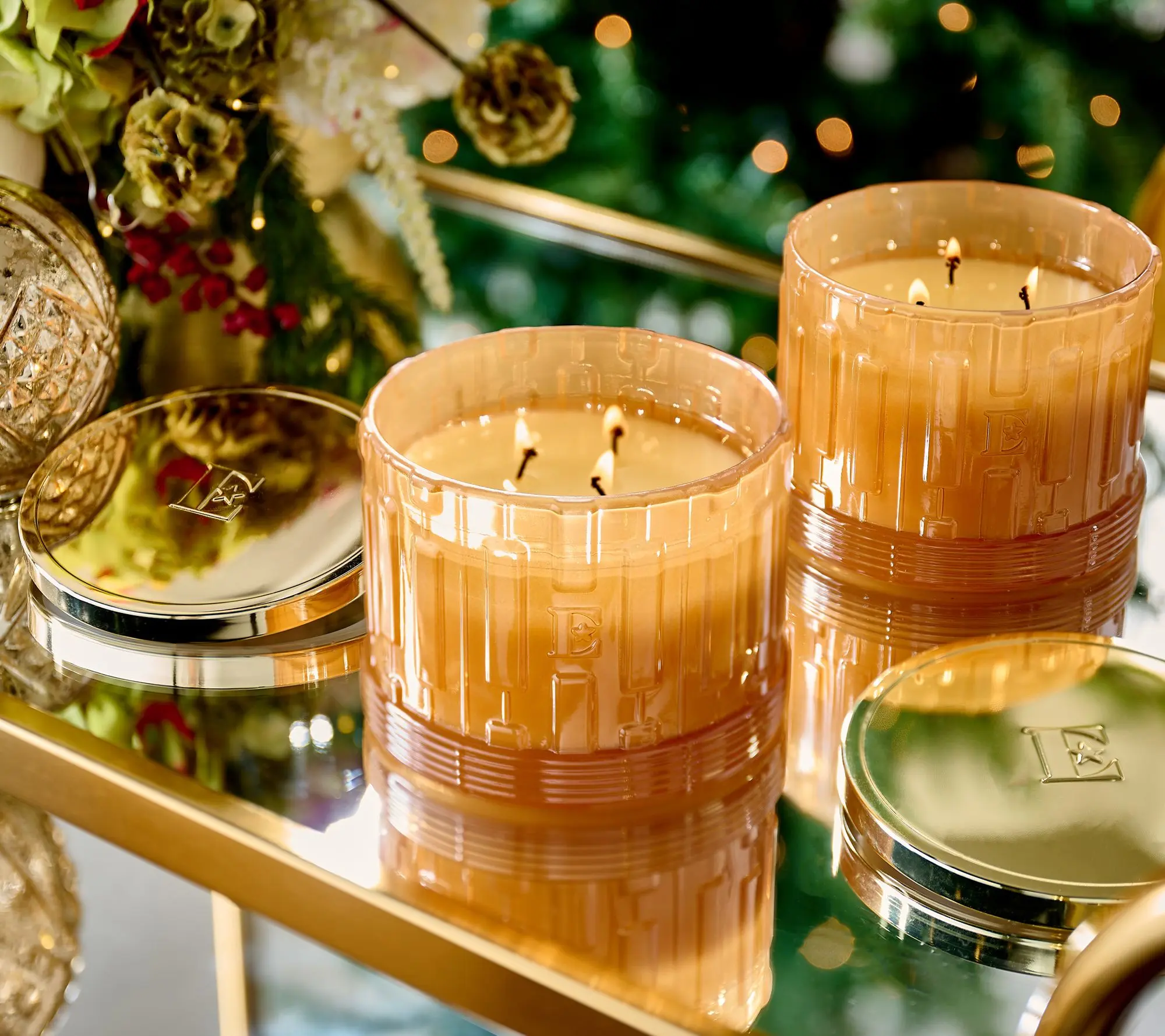 Elton John by Slatkin + Co. S/2 14oz Ginger Spiced Pudding Candles