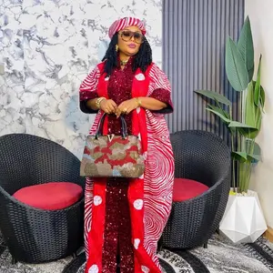 COTTON African Print Free Sized Dress, 100% Cotton Beautiful One Size Fits The Most  Dress For Beautiful Women, Comfort Summer/Spring/Fall Dress, Beautiful African Dress For Women, Comfortable Style Vneck Piece Casual Maxi Dress  Chic Womenswear