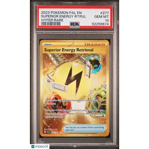2023 Pokemon Pal EN-Paldea Evolved Superior Energy Rtrvl Hyper Rare PSA 10 #277