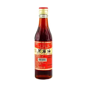 CHIN JUN I 100% Pure Black Sesame Oil - Authentic Taiwanese "Xiang You" for Cooking & Salad Dressing, 280g