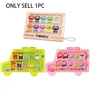 Magnetic Colorful Number Maze Board Game, Number Puzzle, Puzzles for Toddlers, Fine Motor Skills Educational Toy, Child Gift, Sorting Classification Game, 1pc