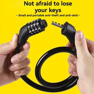 Keyless Bicycle Lock with 10,000 Password Combinations - Bike Security Solution for Home & Party Use, Keyless Lock summerwins