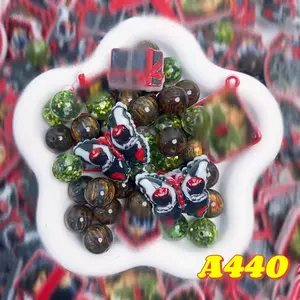 Rainbow-Daily New Arrivals |Acrylic Bead Mix for DIY Craft Beadable Pen Bracelets Phone Charms Necklaces Versatile Use