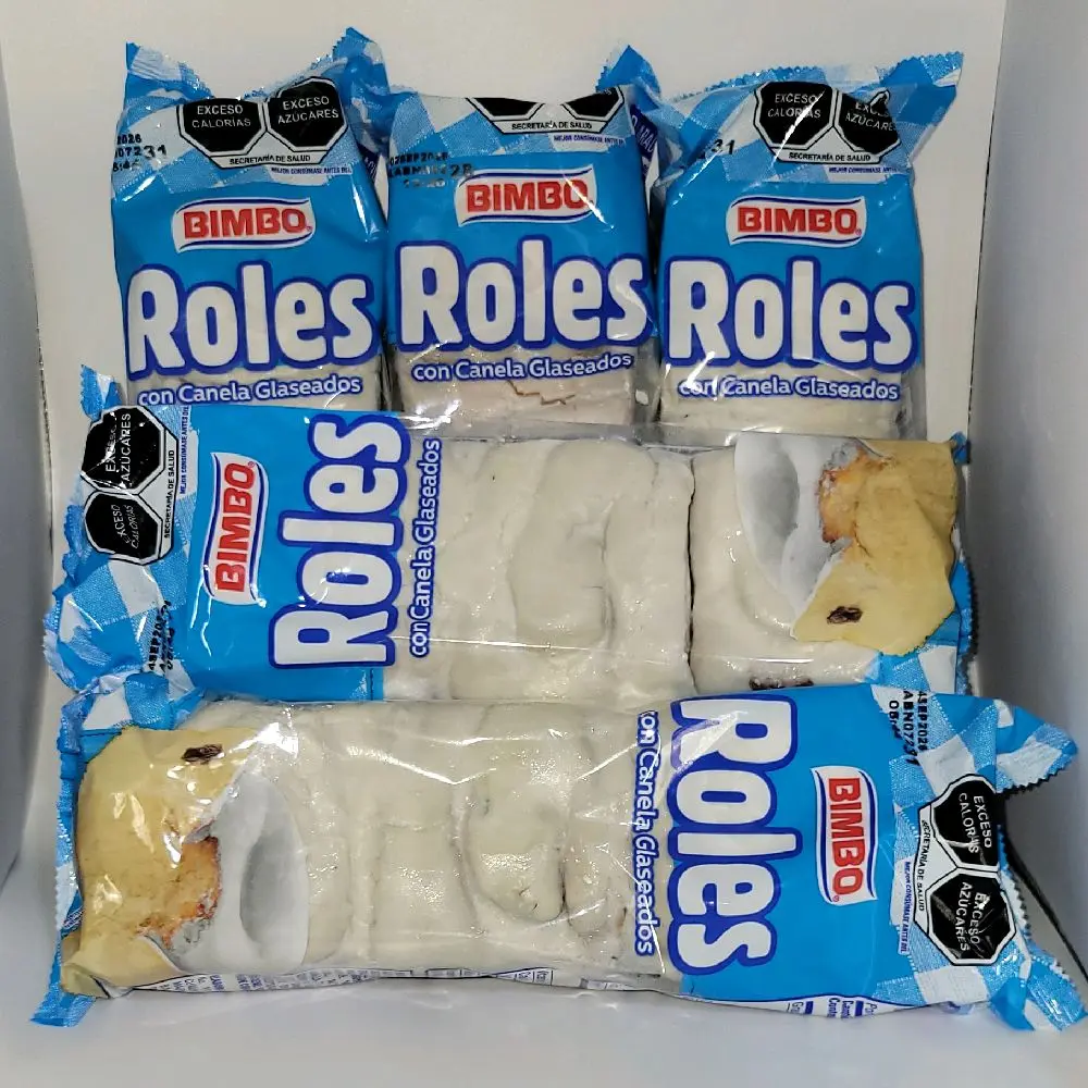 5 Pack Bimbo Roles con Canela Glaseados 5 Pack Bimbo Roles con Canela Glaseados