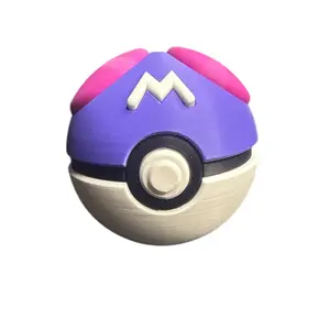 Master Ball - Inspired 3D Printed Poke Ball Collectible