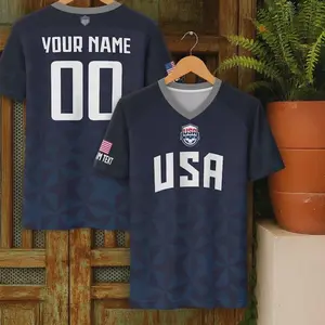 [Custom Name & Number] Personalized Soccer Team Jersey For Men And Kids, Print Your Logo Number & Team Name, Custom American Football Jersey 2026 Training Outfit