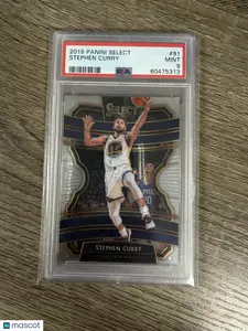 2019 Panini Select 91 Stephen Curry PSA 9