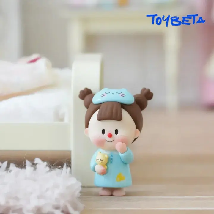 DuoDuoMei Nighty-Night Series Character Figurine Sealed Blind Box, Collectible Figures Set, Model Collectible Figurine