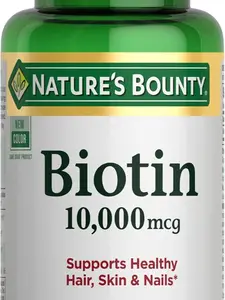 Biotin, Supports Healthy Hair, Skin and Nails, 10,000 mcg, Rapid Release Softgels, 120 Ct