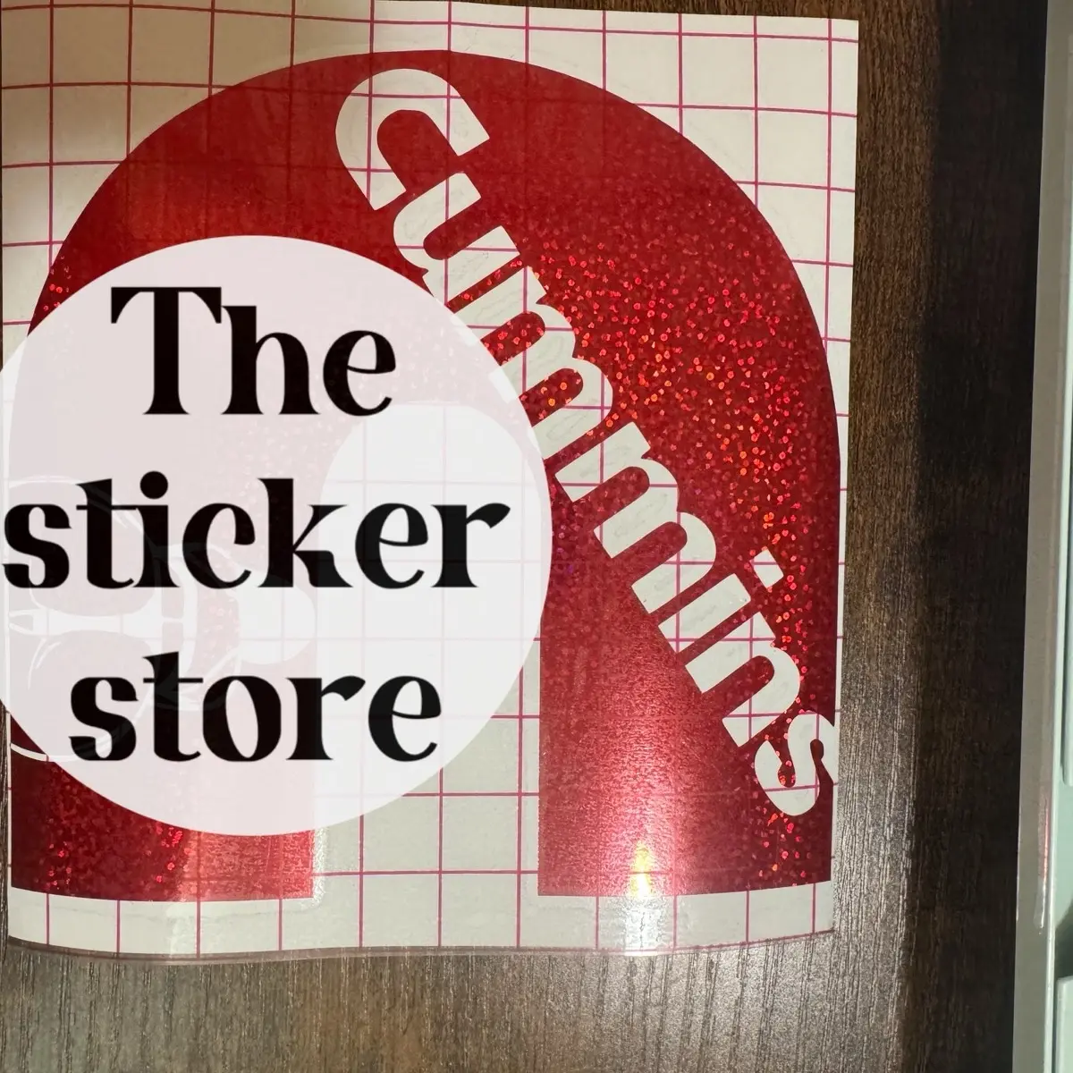 Cummins girl sticker