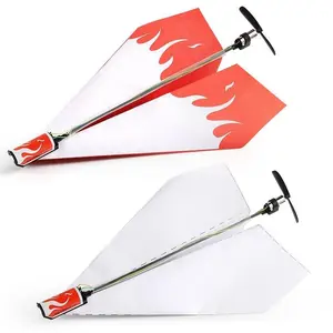 Paper Airplane Toy Set, 1 Box DIY Flying Toys For Teenagers And Adults Without Battery