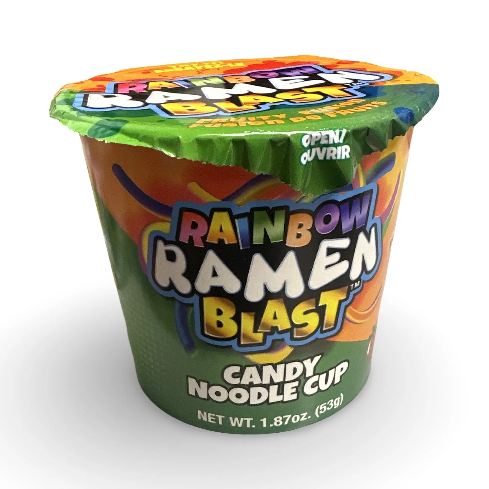 Candy Ramen Bowls, 3 Pack, With Candy Sticks, Gel Candy, Popping Candy and Gummy Noodles.