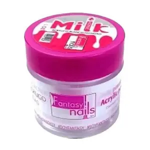 Fantasy Nails Acrylic Cover 1oz Milk Polymer Powder Lechoso Multicolor for Smooth Even Finish Nail Art Perfect for Home & Professional Use