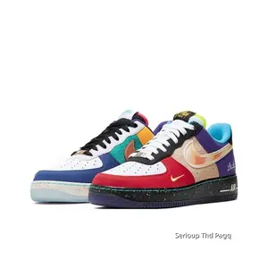 Unisex Multi Tone Patch Speckled Thick Sole Fashion Trainers Purple White Red Contrast Suede Low Tops Slip-Proof Durable Unique Street Daily Commute Versatile Walking Shoes Various Color Picks