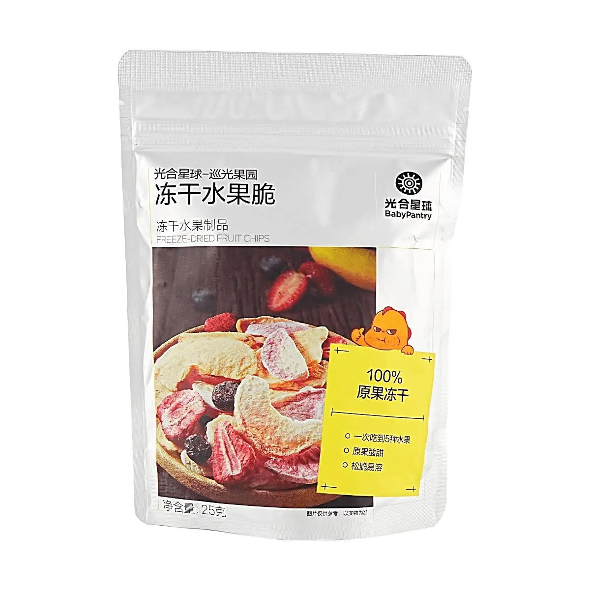 BABYPANTRY Freeze Dried Fruit Crisps 25g - Healthy Baby Snacks, Real Fruit, No Additives
