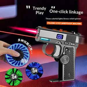 Dual-Power Rotary Spinning Lighter Gas And Electric Options