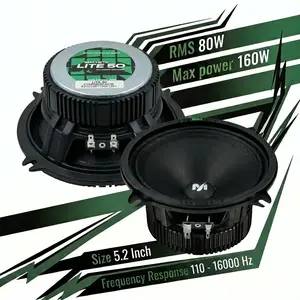 Machete Lite 50 Car Audio Mid-Range Speakers - 5.2" (Pair)