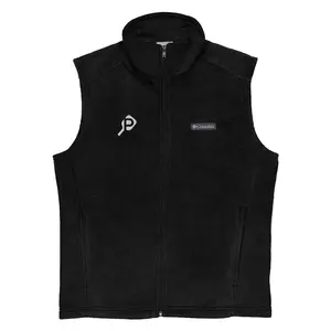 Pickleball Men’s Columbia fleece vest; Timeless Style, Modern Utility, Sustainable Comfort; Perfect Gift for Dad, Uncle, Grandfather