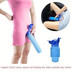 Emergency Urinal, Collapsible Portable Urine Bottle, Outdoor Travel Urine Bag for Adults & Kids, Portable Toilet Ideal for Car Trips, Camping, Hiking, Potty Training & Survival