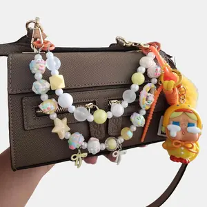 Premium Bag Charms with Handmade Beads - Skull Panda, Molly, Dimoo