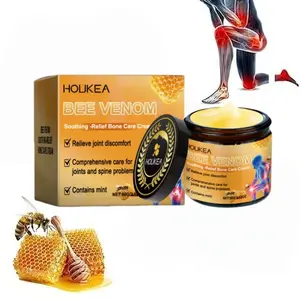 Joint Relief Cream 60g, Joint Care Cream, Natural Formula Bee Venom Joint Gel, Relieves Joint Pain in The Neck, Waist, Back, Hands, Feet, and Legs.