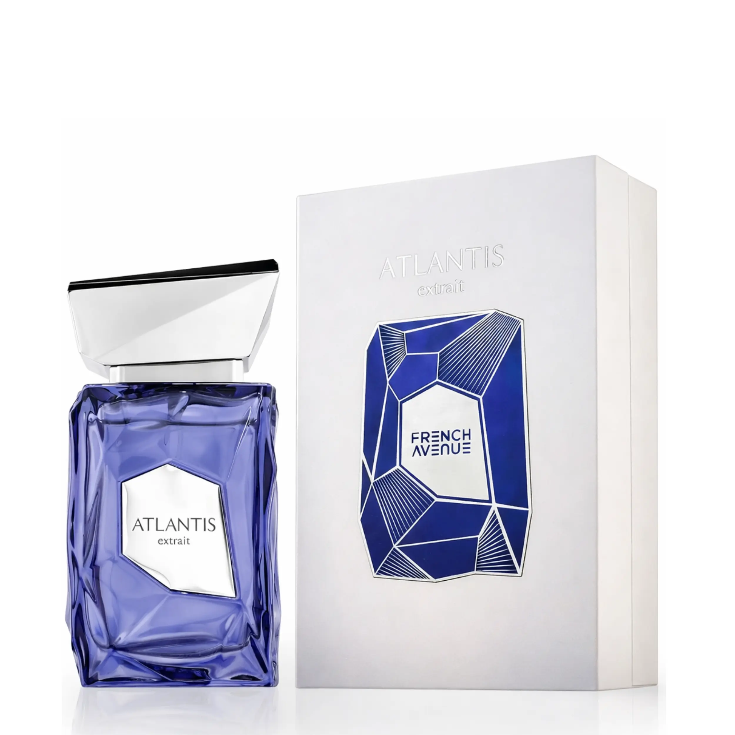 French Avenue Atlantis Extrait de Parfum for Men, Long-Lasting Cologne with a Fresh Aquatic-Woody Scent, 100ml / 3.4 fl oz, Men's Cologne, Men's Colognes, Adults