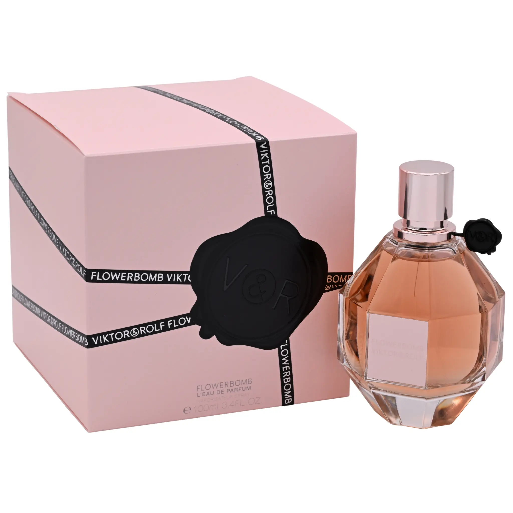 Viktor & Rolf Flowerbomb Women's EDP Spray - Luxury Deep Floral Perfume with Jasmine, Exotic Scent, Fresh Aroma, Spray Apply, Feminine Energy, 3.4 fl oz New in Box, Women's Fragrance, Floral Scents, Bold Floral Perfume