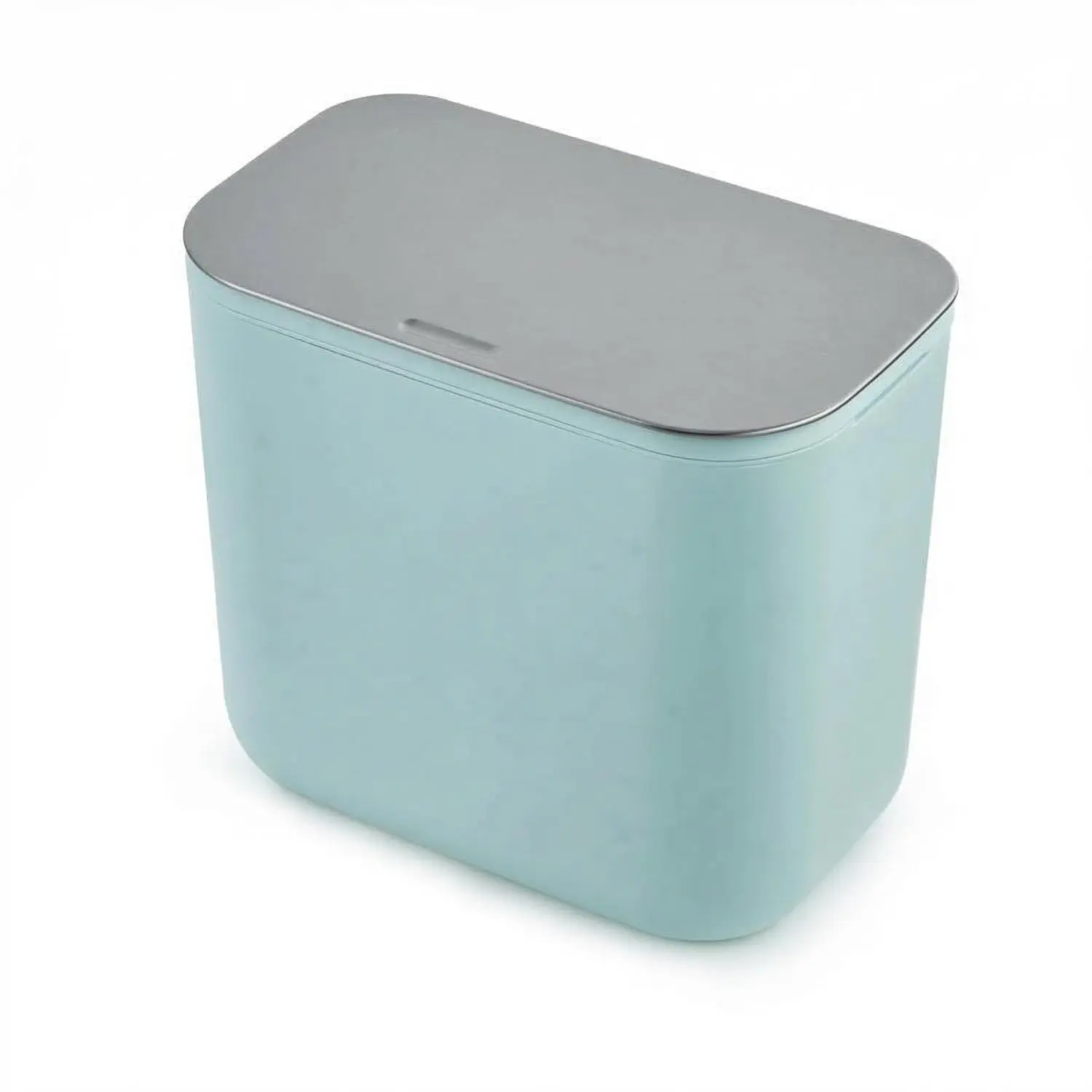 Kitchen Compost Bin for Countertop or Under Sink, Hanging Small Trash Can with Lid, Mountable Indoor Compost Bucket for Cabinet Door Bathroom Bedroom Office RV, Odor-Sealing Food Waste Bin, 1.8/2.4 Gallon