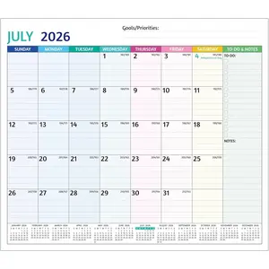 2026-2027  Calendar for Refrigerator - 18 Monthly Calendar, Runs  to Jun 2027, 13 x 11.3 In,  Fridge Calendar 2026 with  , Thick Paper, Ample Writing Space