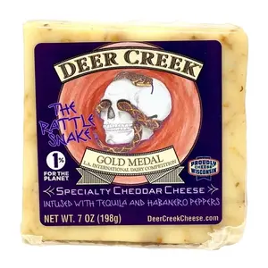 Deer Creek Rattlesnake Cheddar Chunk, 7 oz, 4 Pack