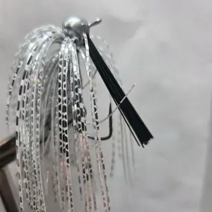 #0147 1/4 oz Weedless Football Bass Jig Shad