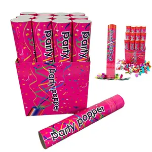 12 Pack-Party Popper Twist-to-Shoot Air Compressed Shooter Blaster Confetti Colorful Confetti Shooters Blaster for Birthday Graduation Wedding Christmas New Year’s Eve and Any Celebrations