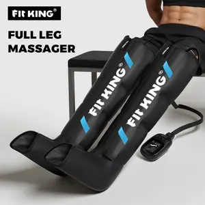 FIT KING Leg Massager Fast Recovery System, Calf & Thigh & Foot Air Massage Boots, for Faster Circulation and Better Muscle Recovery - FSA/HSA Eligible After Exercise