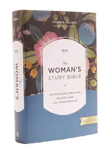 NIV Woman's Study Bible – Hardcover, Full-Color, Red Letter, Receiving God’s Truth for Balance, Hope & Transformation