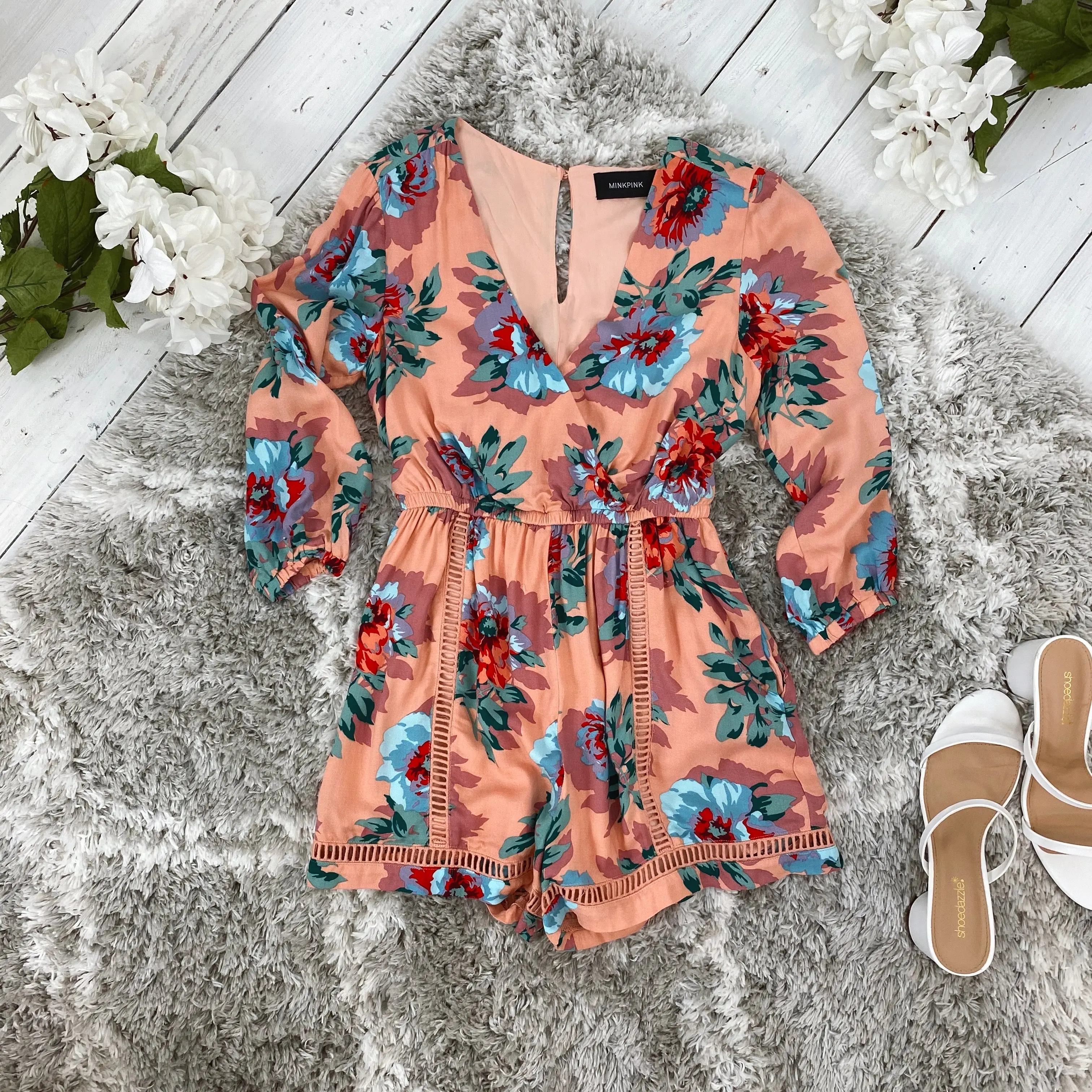 Parade About Playsuit in Pink by MINKPINK