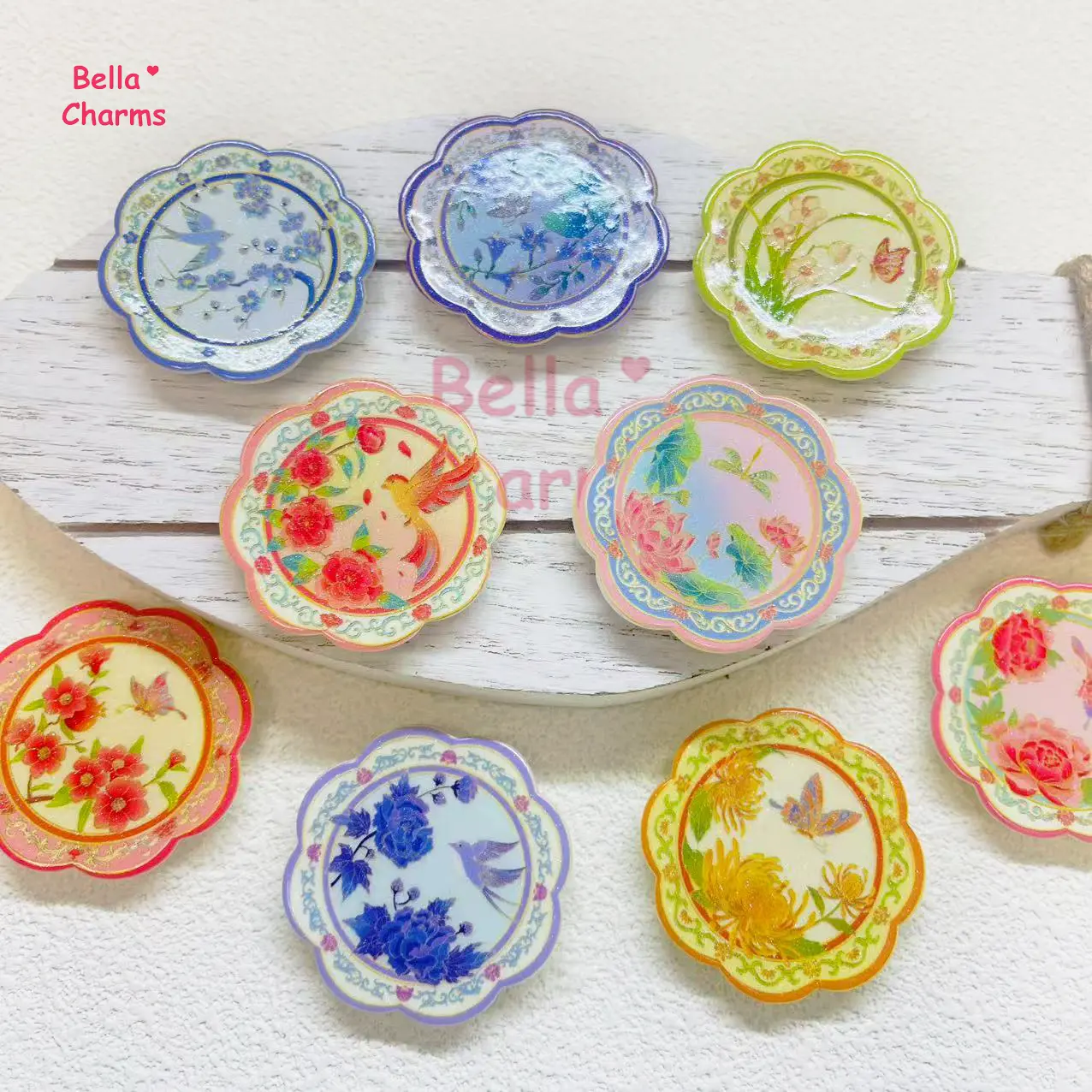 Traditional Fancy plate charm Traditional Fancy plate charm
