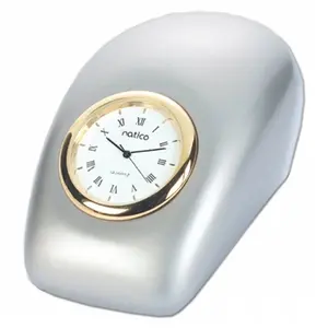 Natico Originals  Clock Tron Pearl Silver