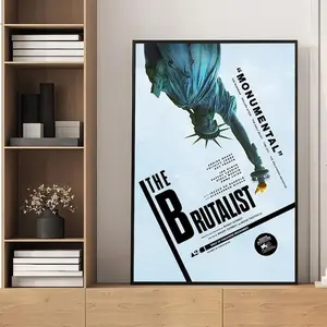 The Brutalist Movie Posters - Art Prints - Movie Home Deco