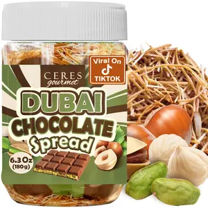 Dubai Chocolate Spread – 6.35 oz for Breakfast, Snacks, and Desserts