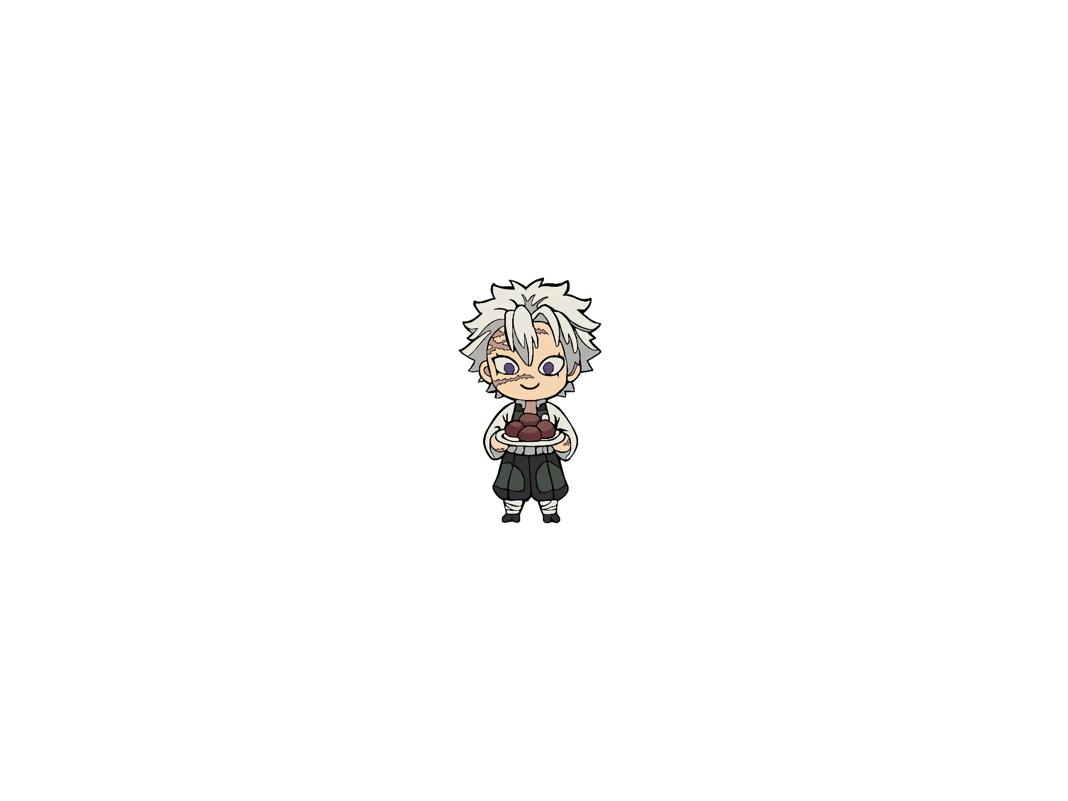 Sanemi Shinazugawa emotions sticker bundle