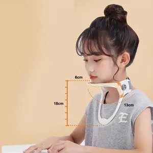 Posture Corrector Neck Brace - Adjustable Cervical Spine Device for Children, Soft & Sturdy Neck Collar with Chin Strap, Anti-Bowing Treatment for Forward Posture, & Bedtime Use ( Grade), Neck Posture Corrector
