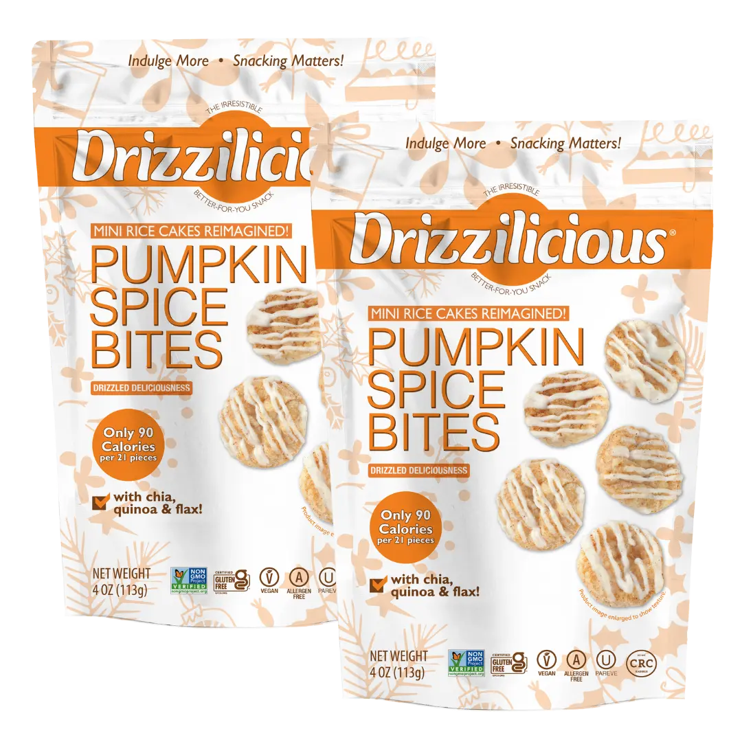 LIMITED EDITION Drizzilicious Pumpkin Spice Mini Rice Cakes - Vegan ...