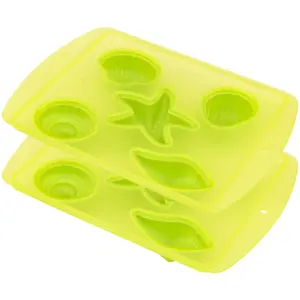 Starfish Seashell Ice Tray - 2 Pack