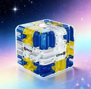 3D Ball Maze Cube Puzzle, Interactive Logic Challenge Game, Stress Relief Brain Training, Fun Family Challenge, Perfect Birthday, Party & Christmas Gift